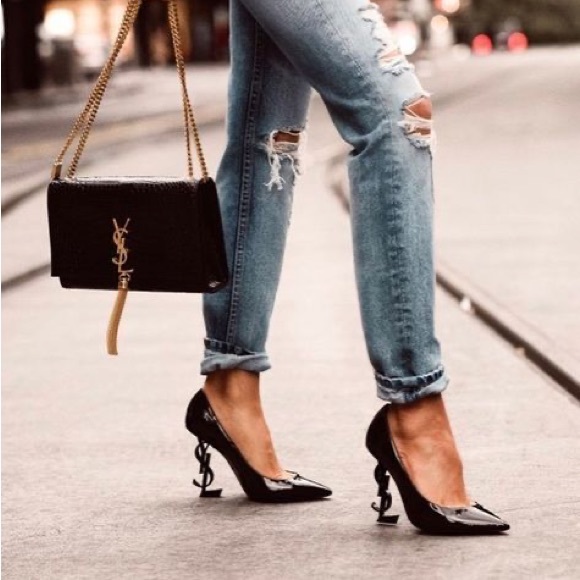 NWT Yves SAINT LAURENT's 'Opyum' pumps - Picture 2 of 11